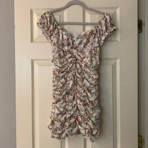 Off the shoulder floral dress